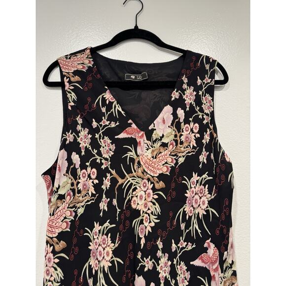 Lily Y2K Floral MIDI Dress Women’s Plus Size 2X Sleeveless 90s Fairy Grunge Boho - Picture 2 of 6